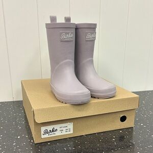 Burkie Boots Icy Lilac Toddler Rain Boots size 9